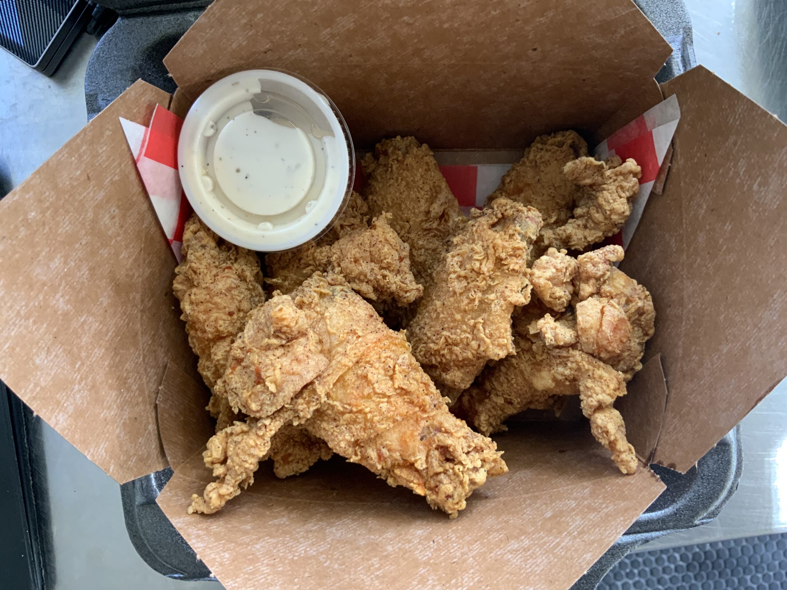 Wings with Fresh Cut Season Fries